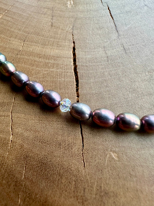 Bronzed Beauty Cultured Pearl Necklace