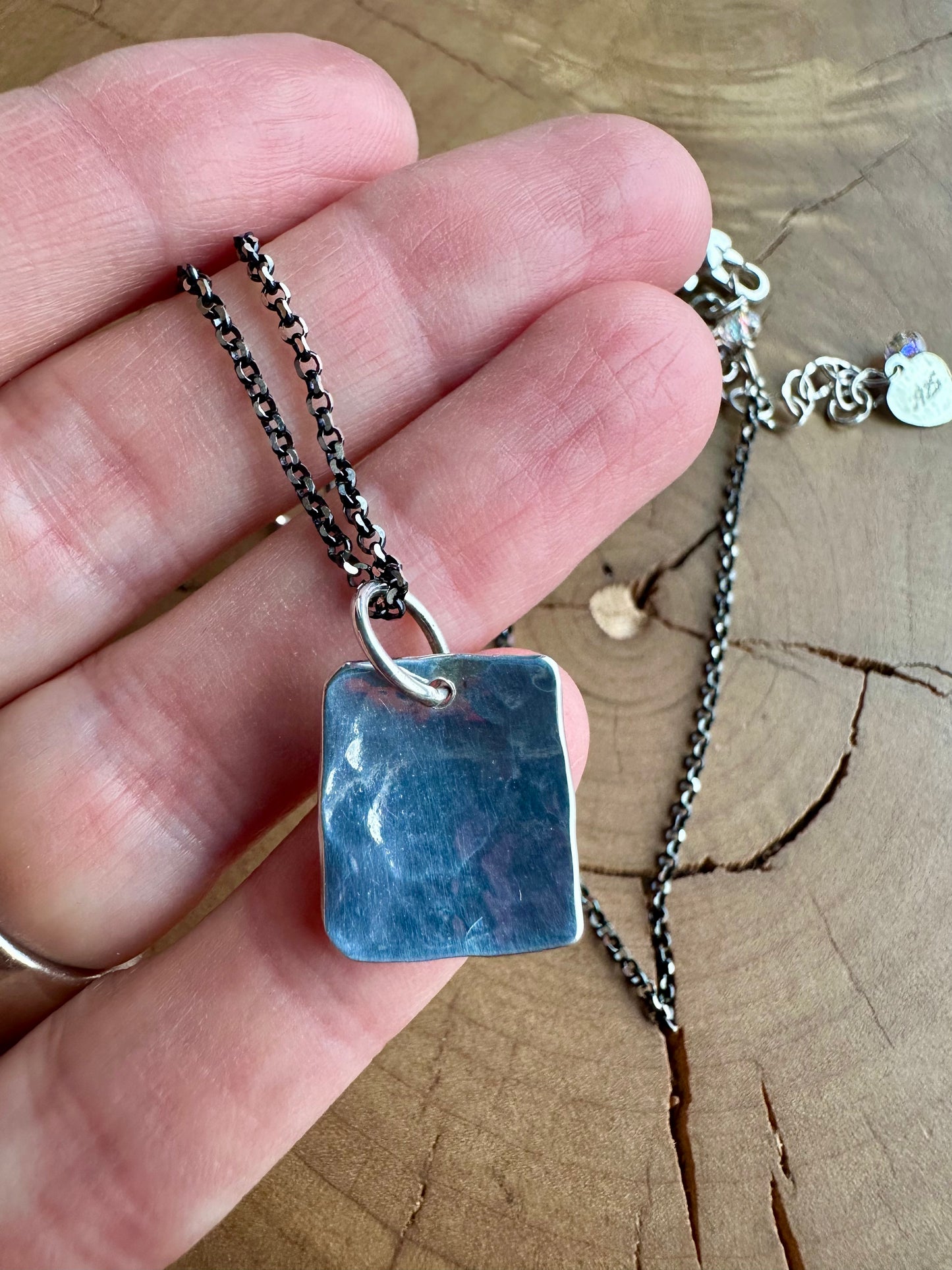 Silvery Sequin Necklace